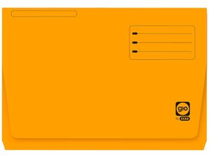 GIO SUBCARPETA FOLIO POCKET BOLSA SOLAPA AMARILLO