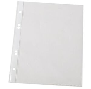 Q-CONNECT FUNDA 6 TALADROS A5 CRISTAL 100 MICRAS