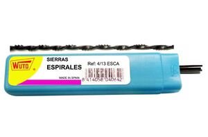 WUTO HILO DE SEGUETA Nº 4 ESPIRALES 12 UNDS.