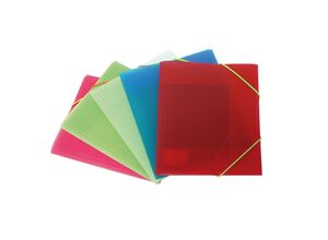 GRAFOPLAS CARPETA A5 PP SOLAPA TRANSLÚCIDO COLOR