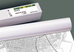 FABRISA PAPEL PLOTTER 80GRS. 0,914 X 50M. SECADO RÁPIDO