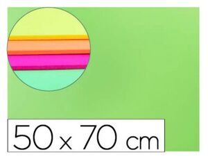 LIDERPAPEL GOMA EVA 50 X 70CM. VERDE FLUOR