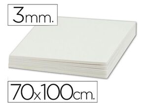 LIDERPAPEL CARTÓN PLUMA 70 X 100CM. BLANCO 3MM.