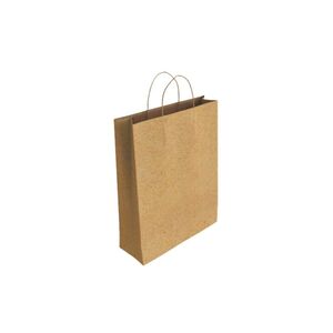 BISMARK BOLSA PAPEL KRAFT MARRÓN 24 X 10 X 32CM.
