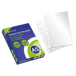 BISMARK FUNDA MULTILATADRO A5 CRISTAL UNIDAD
