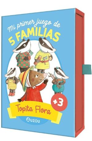 TOPITA FLORA. 5 FAMILIAS. JUEGO DE CARTAS